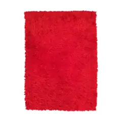 DIB - Alfombra Aura Shaggy Roja 120x170 cm