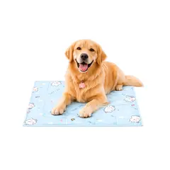 HALLY PET - Tapete Refrescante 60 x 45 Cm Celeste