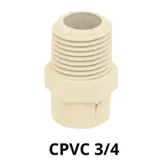 GERFOR - Adaptador Macho CPVC 34