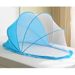 AMERICAN GENERICS - Mosquitero Para Bebé Plegable Protector Infantil Azul