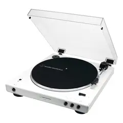 AUDIO TECHNICA - Tornamesa Audio-Technica AT-LP60XBT-WW Automático Tracción Correa Bluetooth Blanco