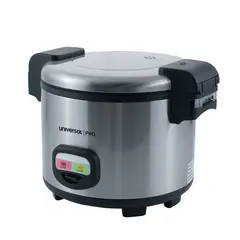 UNIVERSAL - Olla Arrocera Profesional 1500 W - 30 Tazas, Vasija Antiadherente y Cuerpo en Acero Inoxidable