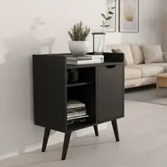 MUEBLES 2020 - Mesa auxiliar Arlo - Negro