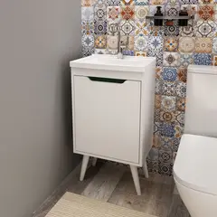 MUEBLES 2020 - Mueble de baño con Lavamanos Nexo - Blanco