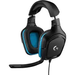 LOGITECH - Audifonos G432 7.1 Surround Gaming Negro/Azul