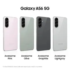 SAMSUNG - Celular Galaxy A56 5G 256GB 8GB RAM LIGHTGRAY