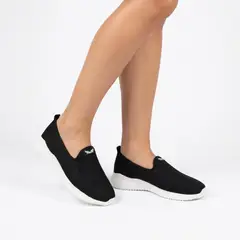 XIAN SHOES - Tenis ultraliviano flex negro Ref F701