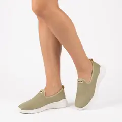 XIAN SHOES - Tenis ultraliviano flex dorado Ref F710