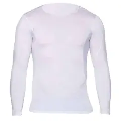 JOGO - Buso Deportivo Licrado Slim Fit Blanco Talla M
