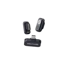 HOLLYLAND - Micrófono Lark A1 Mini Duo 2TX-1RX Mobile Tipo C
