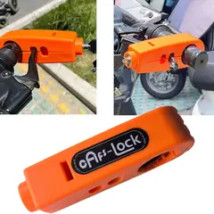 GENERICO - Candado Antirrobo Manillar Moto Bloqueo Freno Acelerador Universal Para Moto Scooter Bicicleta