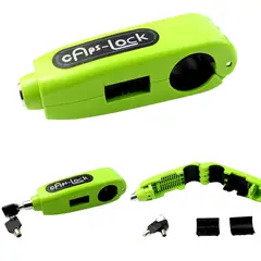 GENERICO - Candado Antirrobo Manillar Moto Bloqueo Freno Acelerador Universal Para Moto Scooter Bicicleta