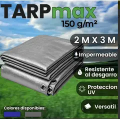 GENERICO - Lona Impermeable Multiusos Tarpmax 150g 2x3m