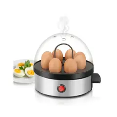 TECNOHOGAR JS - Hervidor Huevos Vapor Electrico Automático Huevos Tibios