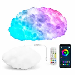 GENERICO - Lampara Led 3d Decorativa De Nube Rgb
