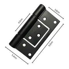 GENERICO - Bisagra Omega 4×2 En Aluminio Negro X2 Und
