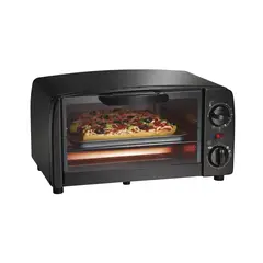 HAMILTON BEACH - Horno Tostador Eléctrico 4 Rebanadas - Proctor Silex 31118R