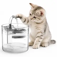 ONE PIXEL - Fuente De Agua Para Gatos Bebedero Electrico Con Filtro De Agua
