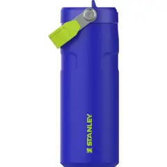 STANLEY - Termo Iceflow Flip Straw Lid 16oz 473 ml DarCobalt Chartreuse