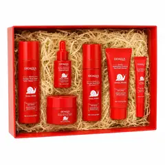 BIOAQUA - Kit de Lujo Baba De Caracol Reparación y Antiedad Rutina Facial Completa