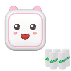 HUAWEI - C26 Mini Impresora Térmica Bluetooth Portátil Rosa 200DPI 1200mAh