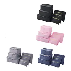 AMERICAN GENERICS - Bolsas Organizadoras de Viaje x6 Piezas para Maleta y Equipaje
