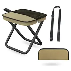 INNOVA - Silla Plegable Camping Portátil 100kg Banco Pesca Picnic