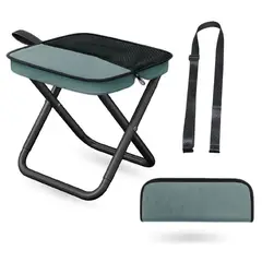 INNOVA - Silla Plegable Camping Portátil 100kg Banco Pesca Picnic