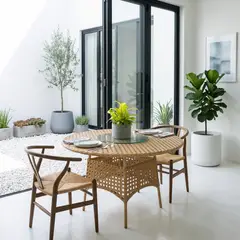 MARTEJIDO - Mesa Natura Rattan Tejido