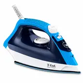 T-FAL - Plancha de Ropa Vapor Easy Steam Antiadherente Azul 1830007780