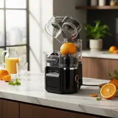 GENERICO - Exprimidor Eléctrico Doble Para Naranjas Profesional