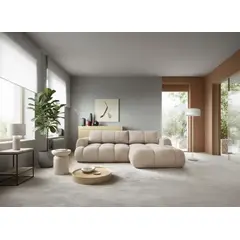 GENERICO - Mueble o sofá Moderno en L esquinero DerechoBeige