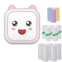 HUAWEI - Impresora Térmica Bluetooth C26 Mini Portátil Rosa 200DPI 1200mAh