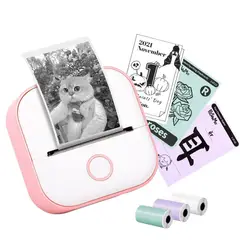 HUAWEI - Phomemo T02 Impresora Térmica Bluetooth 203DPI 48mm Rosa
