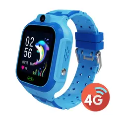 GENERICO - Smartwatch Azul 4g Para Niños Gps Video Llamada Z10 Homologado