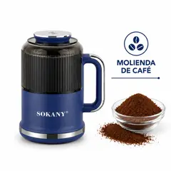SOKANY - Molinillo Eléctrico De Café 500 Ml. 350 Watts