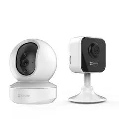 EZVIZ - Kit de Cámaras WIFI TY1 + H1C 2MP 1080p Interior