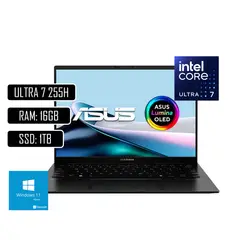 ASUS - PORTATIL ZENBOOK INTEL CORE ULTRA 7 255H - RAM 16GB LPDDR5X - 1TB SSD - 14 OLED - WIN11