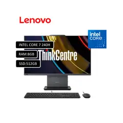 Lenovo - TODO EN UNO THINKCENTRE NEO 50A - INTEL CORE 7 240H - SSD 512GB - RAM 8GB DDR5 - 23.8 FHD IPS