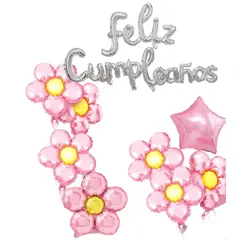 GENERICO - Combo Decoración Cumpleaños Con flores