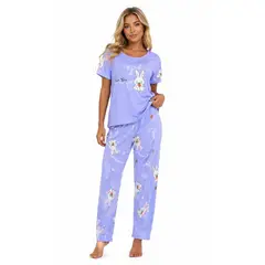 GENERAL - Conjunto De Pijama De Dos Piezas Estampada