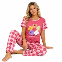 GENERAL - Conjunto De Pijama De Dos Piezas Estampada