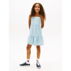 TOMMY HILFIGER - Vestido de Para Niña tirantes con cuentas