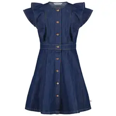 CALVIN KLEIN - Vestido azul Para Niña denim con manga mariposa