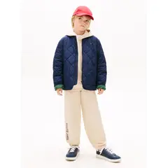TOMMY HILFIGER - Joggers de Para Niño felpa con logo ondulante