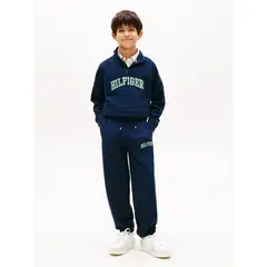 TOMMY HILFIGER - Joggers de Para Niño felpa con logo bordado