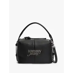TOMMY HILFIGER - Bolso negro cruzado para cámaras con logo