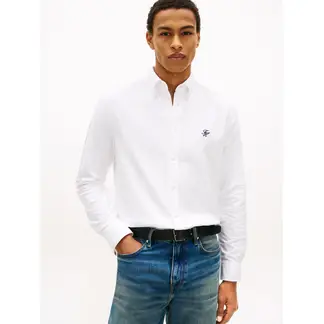 TOMMY HILFIGER - Camisa Heritage regular con logo
