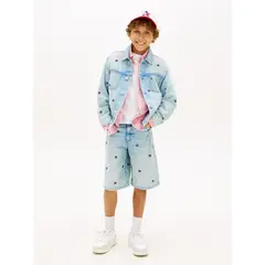 TOMMY HILFIGER - Bermudas celeste Para Niño con diseño estampado