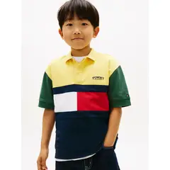 TOMMY HILFIGER - Polo multicolor Para Niño con diseño colorblock con logo monotipo